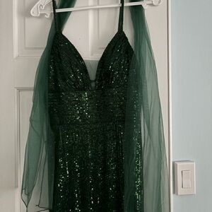 Dark Green Prom Dress